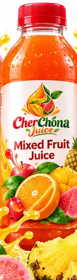 Cher Chona Mixed Fruit juice bottle