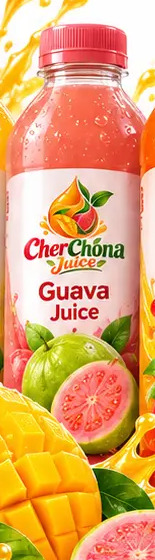 Cher Chona Guava juice bottle
