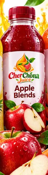 Cher Chona Apple Blends juice bottle